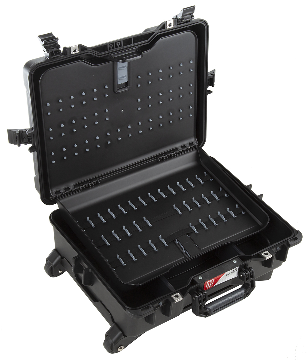 RS PRO Tool Case 2 Wheels, 530 x 230 x 400mm