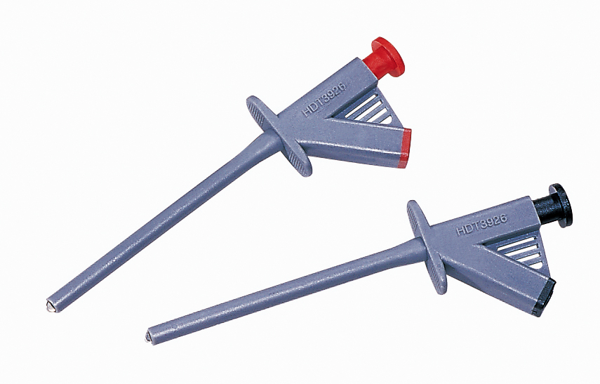 RS PRO Grey Hook Clip with , 2A, 1000V, 4mm Socket