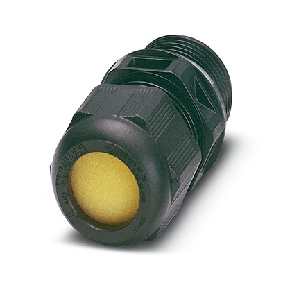 Phoenix Contact G-ESIS Series Black Polyamide Cable Gland, M16 x 1.5 Thread, 4.5mm min., 9mm max., IP66, IP68