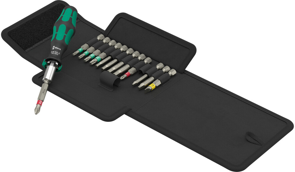 Wera Bit Holder Screwdriver, 14-Piece