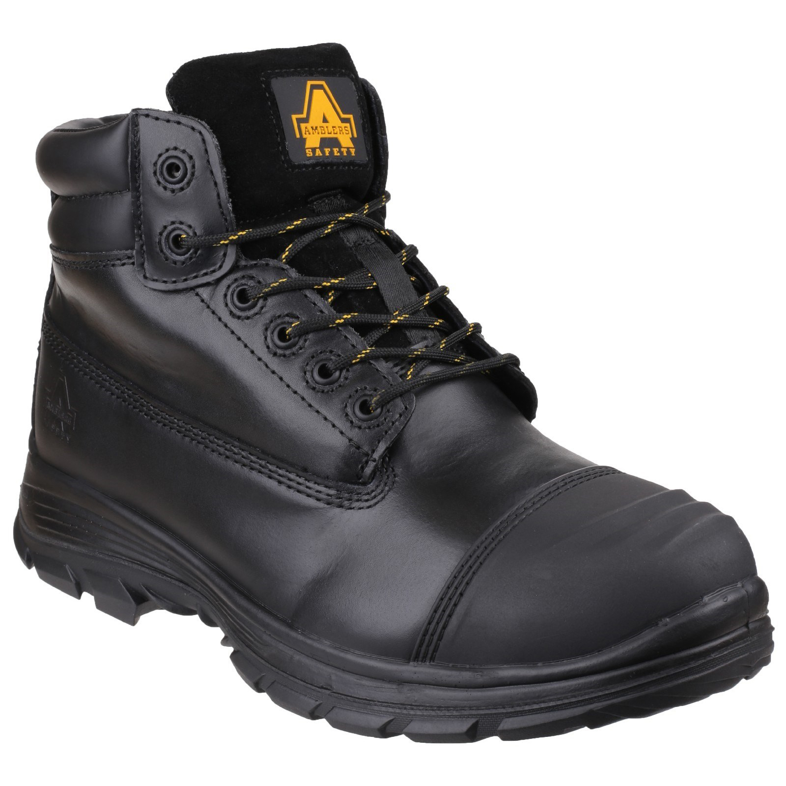 Amblers FS301 Black Steel Toe Capped Safety Boots, UK 11, EU 46
