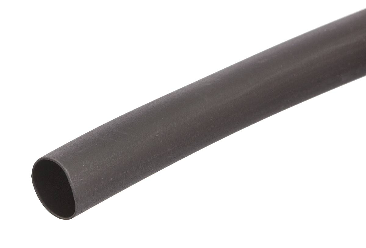 Thomas & Betts Heat Shrink Tubing Kit, Black 6.4mm Sleeve Dia. x 7.5m Length 2:1 Ratio, HSB Series