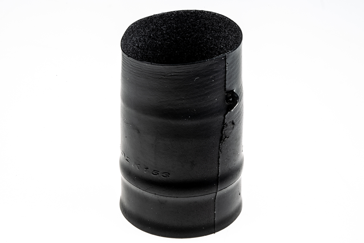 TE Connectivity Straight Black, Fluid Resistant Elastomer Adhesive Lined, 36mm