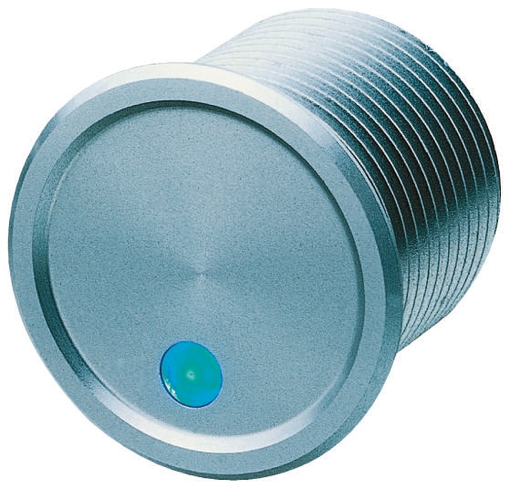 Schurter Illuminated Piezo Switch, SPST, IP69K, Tab, 100 mA@ 24 V dc, -40 → +85°C