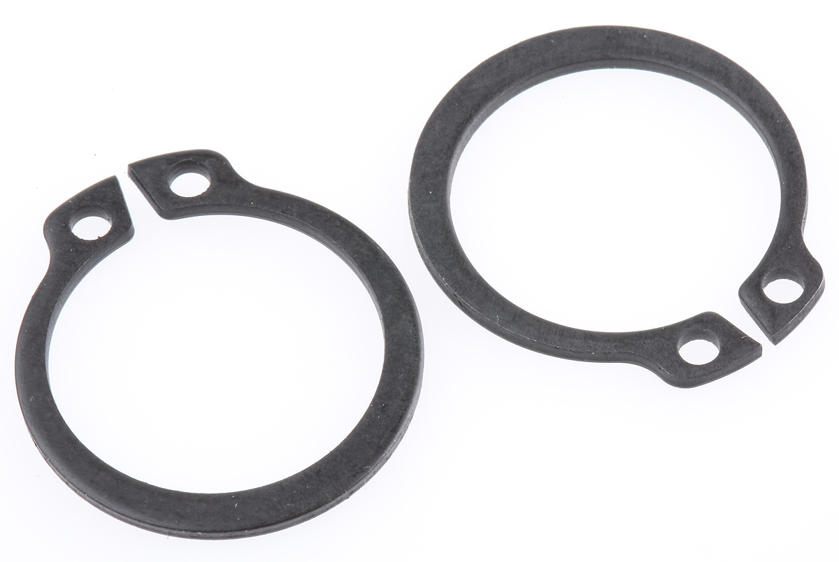 RS PRO Steel External Circlip, 20mm Shaft Diameter, 19mm Groove Diameter