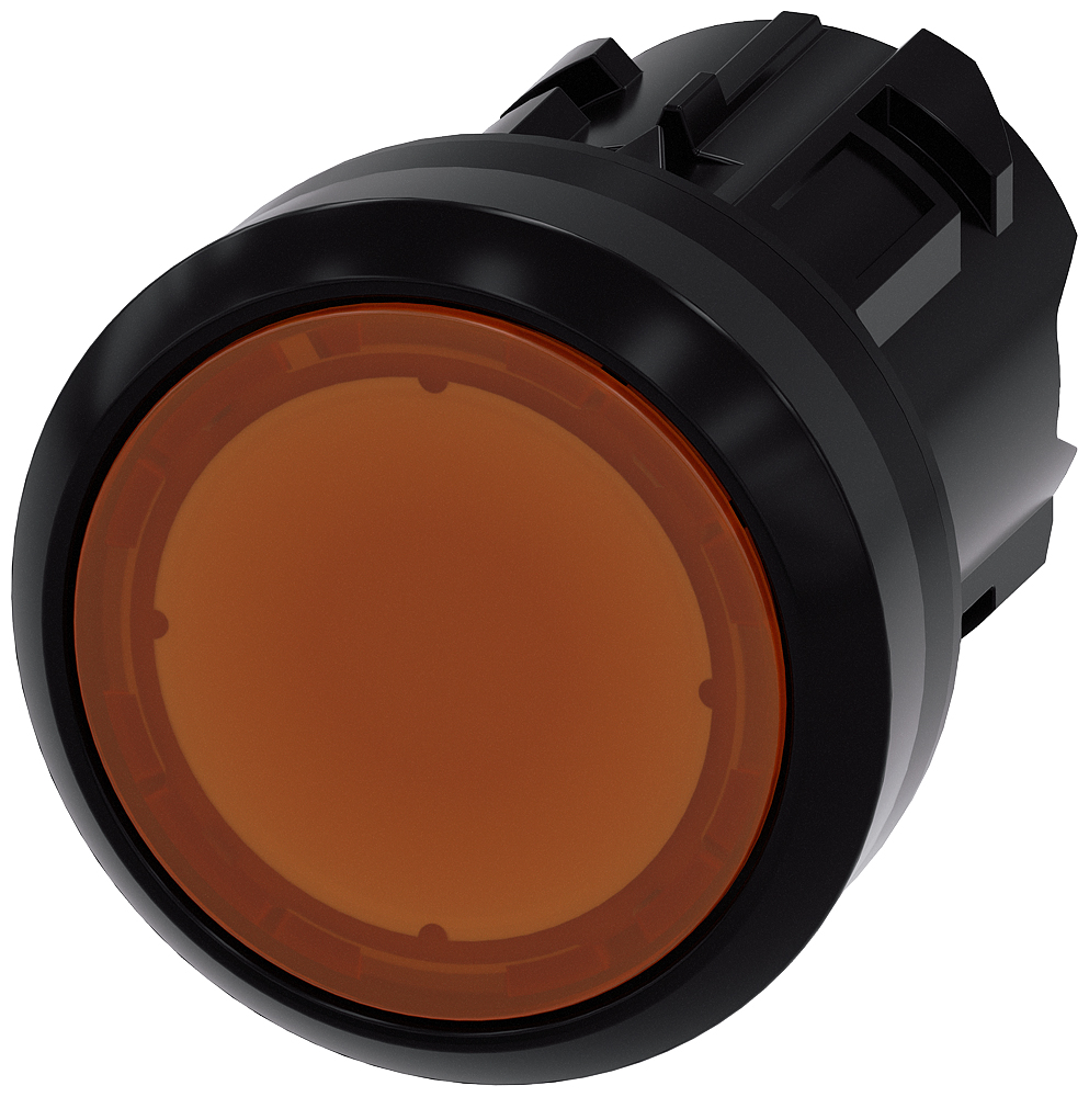 Siemens SIRIUS ACT Series, Amber Push Button Head, Momentary, 22.3mm Cutout