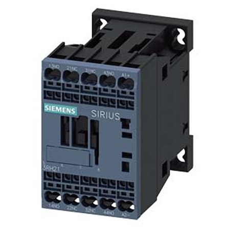 Siemens SIRIUS 3RH2 Contactor Relay, 30 V dc Coil, 4-Pole, 10 A, 2NO + 2NC, 690 V ac