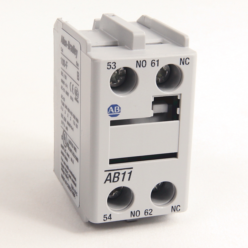 Allen Bradley Auxiliary Contact Block, 4 Contact, 4NC, Front Mounting, 100-FA04 100-C