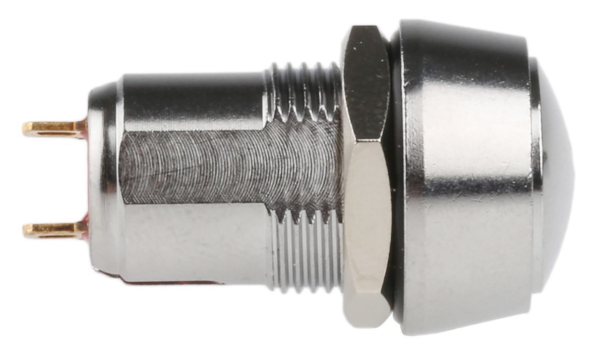 RS PRO Push Button Switch, Momentary, PCB, SPST, 28V dc, IP67