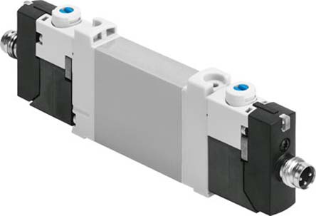 Festo 5/2 Pneumatic Solenoid Valve - Electrical VUVG Series 24V dc, 8042560