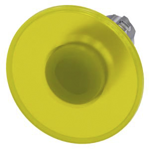 Siemens SIRIUS ACT 3SU10 Series Yellow Latching Push Button Head, 22mm Cutout, IP66, IP67, IP69K