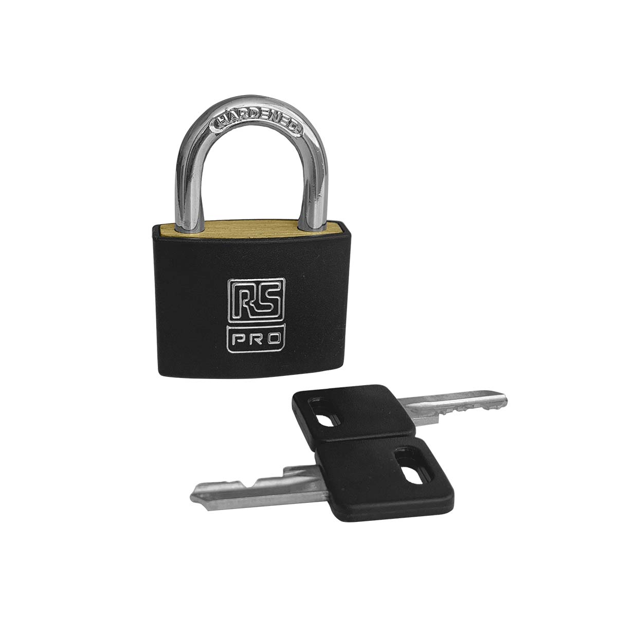 RS PRO Key Brass Padlock, Keyed Alike, 6mm Shackle, 43mm Body