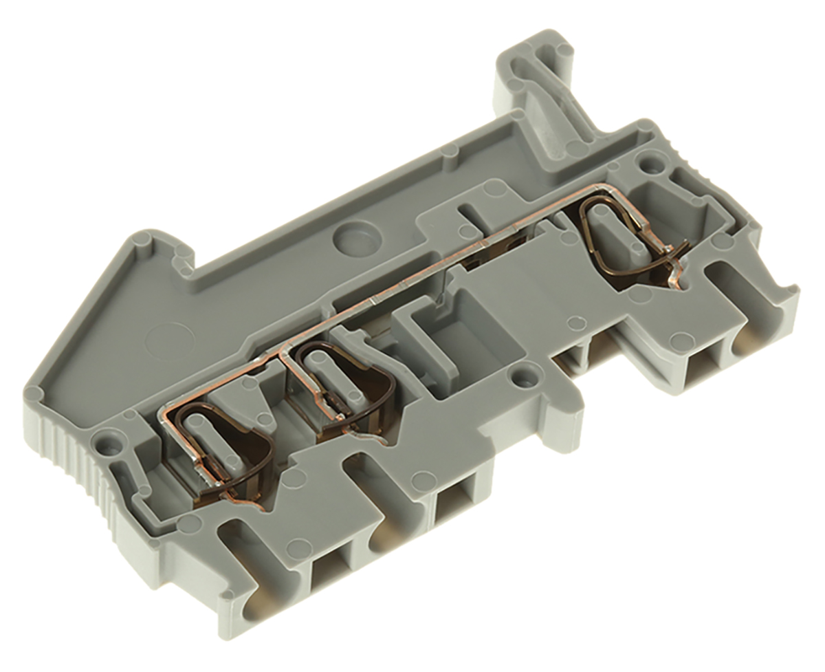 Phoenix Contact ST 2.5-TWIN Series Grey Feed Through Terminal Block