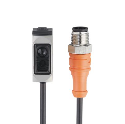 ifm electronic Through Beam Photoelectric Sensor, Rectangular Sensor, 10 m Detection Range