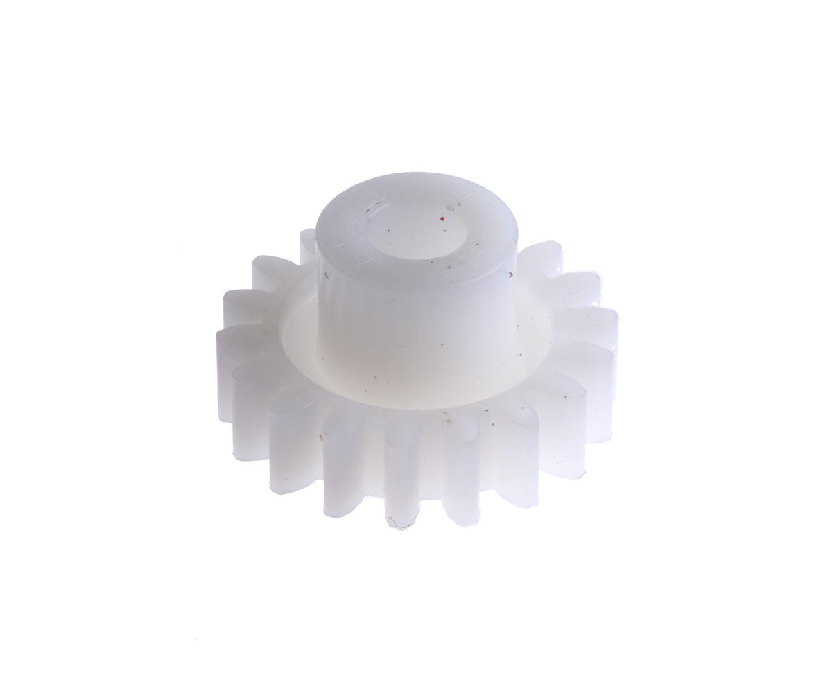 RS PRO POM 18 Teeth Spur Gear, 0.8 Module, 4mm Bore Diam, 14.4mm Pitch Diam, 8mm Hub Diam