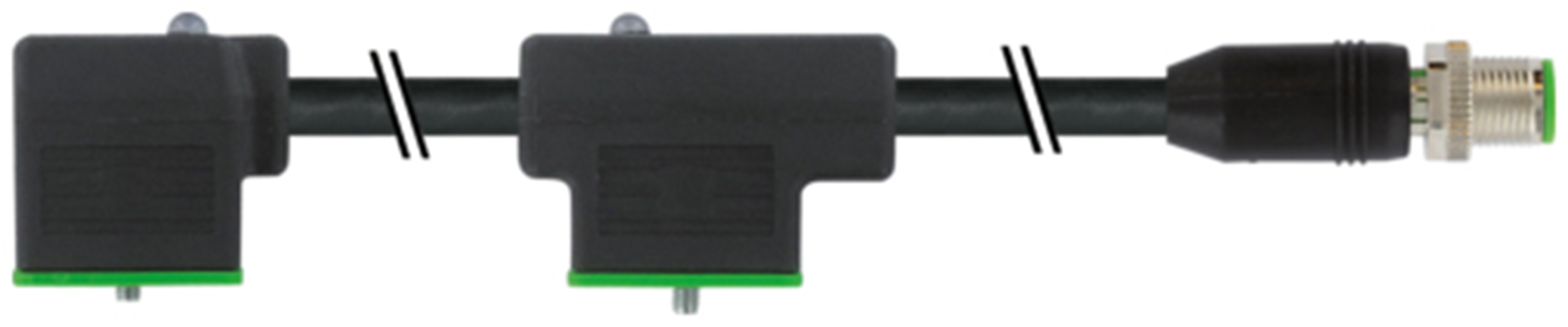 Murrelektronik Limited Male 4 way M12 to 3 way MSUD Sensor Actuator Cable, 600 mm