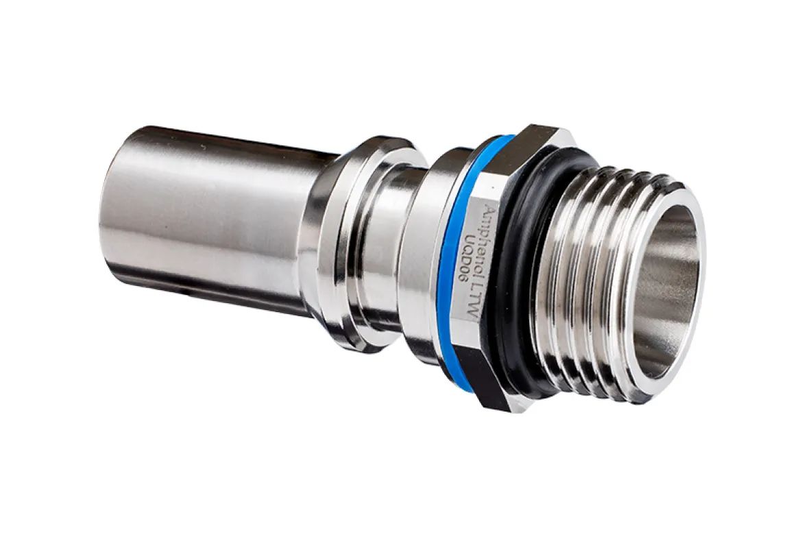 Amphenol Industrial Connector, 6 Contacts, Push Pull, 3/4 in Connector, Plug, Male, SQD06 Series