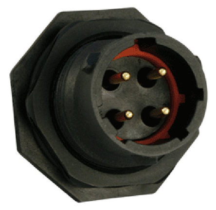 Souriau Sunbank by Eaton Circular Connector, 4 Contacts, Cable, Standard Connector, Socket, Male, IP68, IP69K, UTS