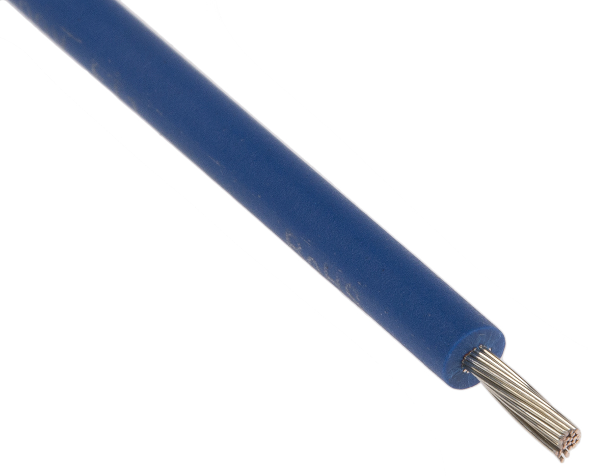 Lapp Blue 1 mm² Hook Up Wire, 17 AWG, 100m, PVC Insulation, 4160314