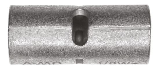 TE Connectivity, Solistrand Butt Splice Connector, Uninsulated, Tin 4 AWG