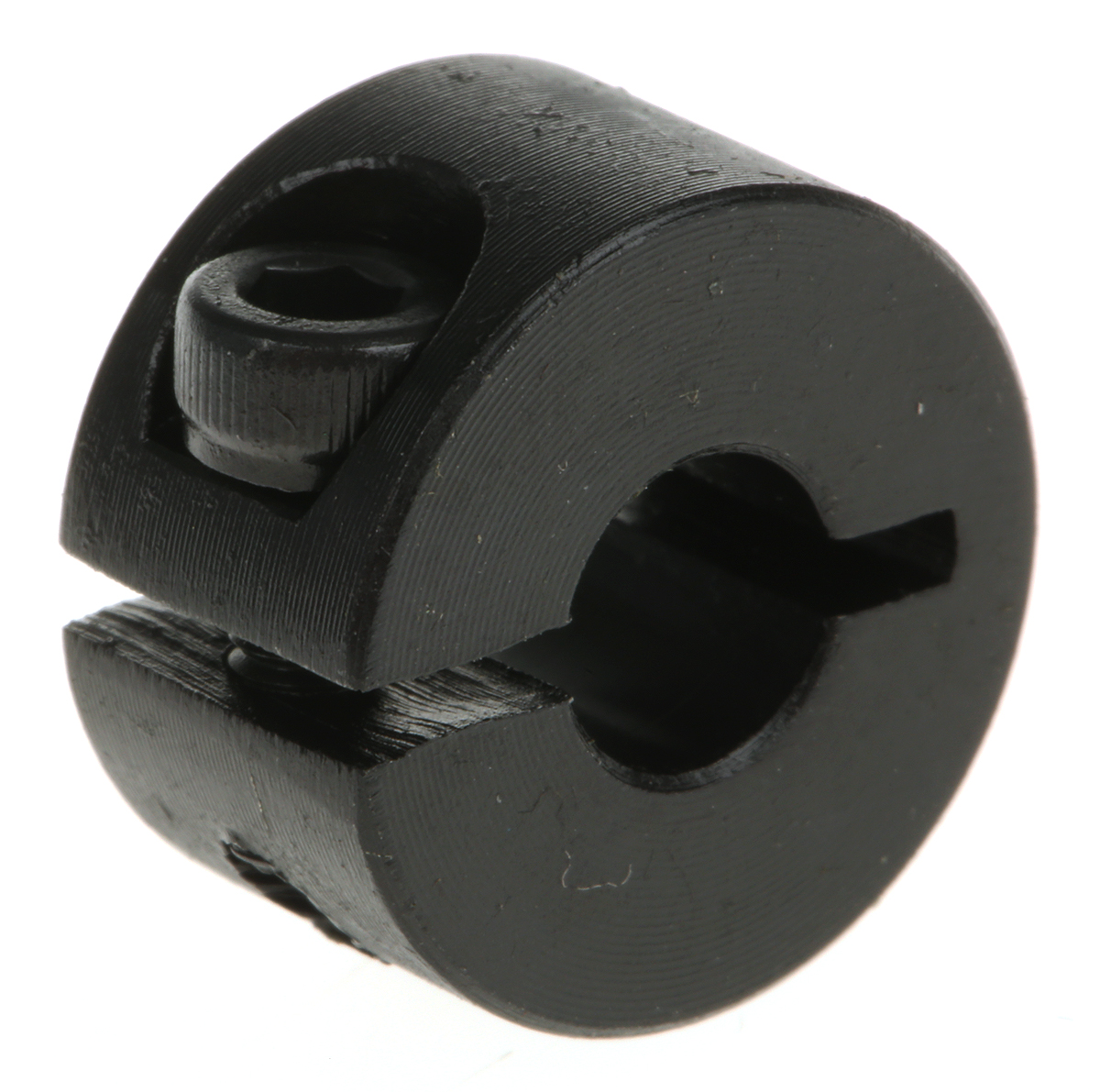 Huco Shaft Collar, One Piece, Clamp Screw, Bore 6mm, OD 16mm, W 9mm, Steel