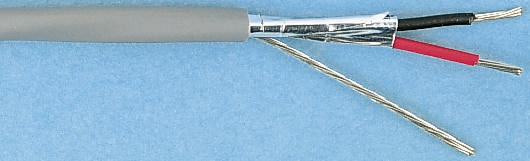 Alpha WireAlpha Essentials Communication & Control Series Audio & Control Cable, 0.32 mm² CSA, 3.45mm od, 30.5m, Grey