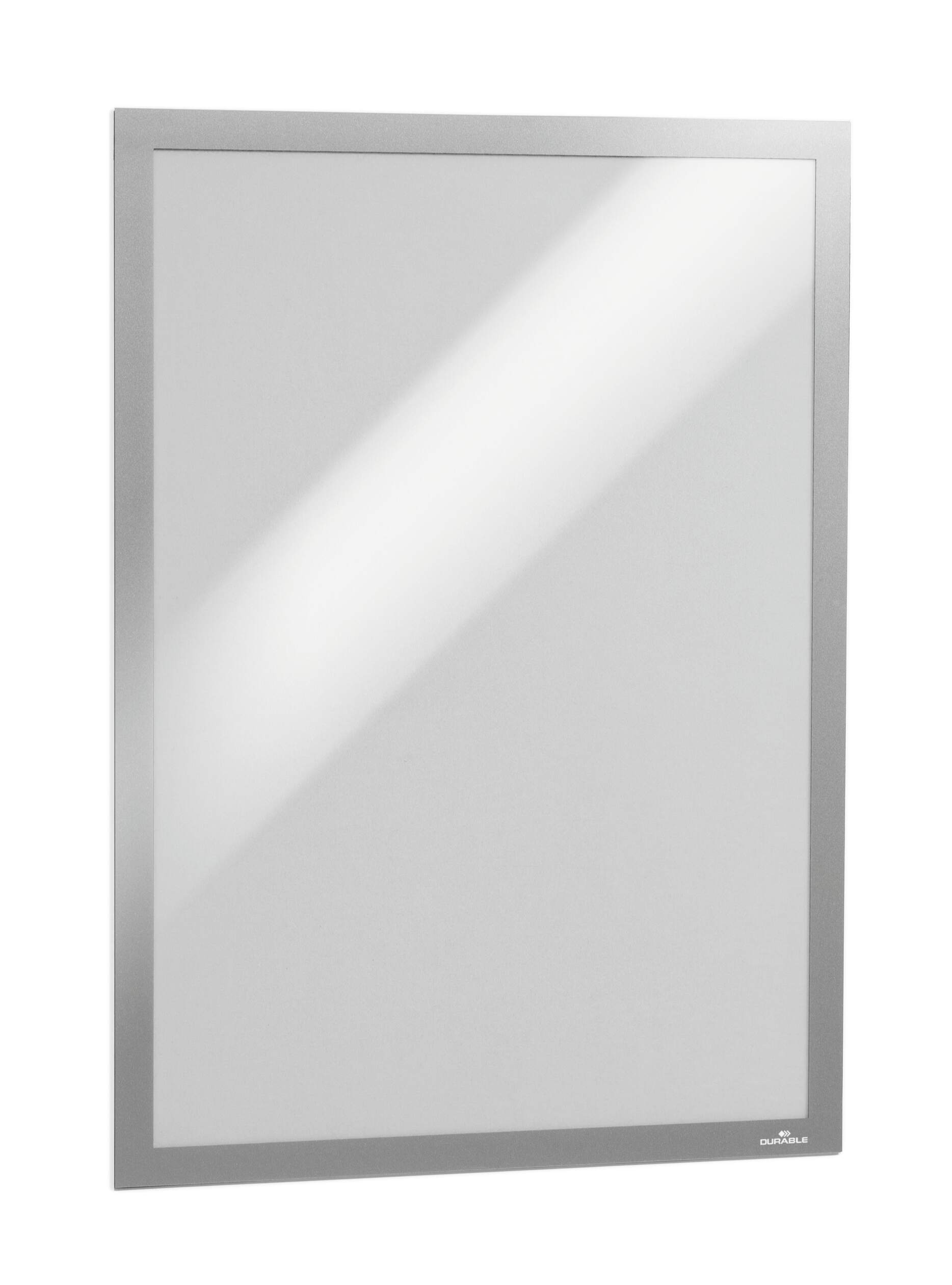 Durable DURAFRAME® Silver A3 Smooth and rigid Information Frame, 445mm Height, 325mm Width
