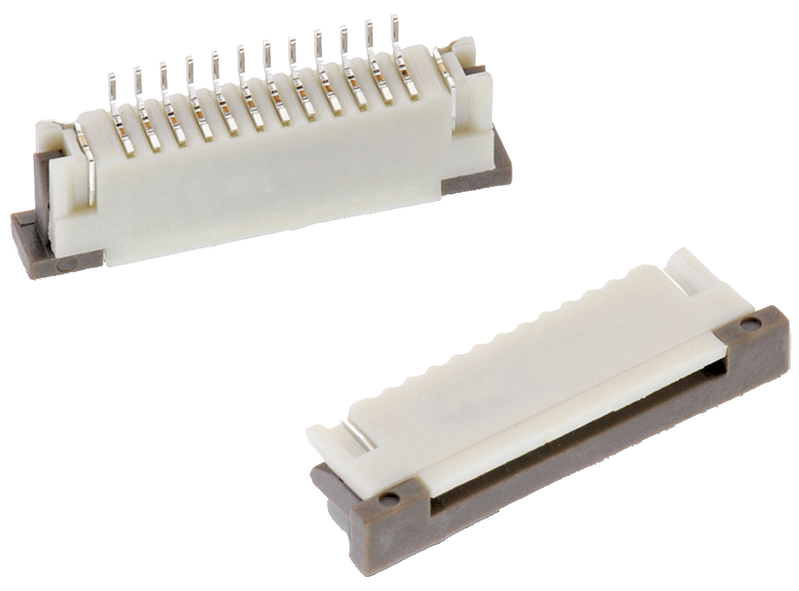 Wurth Elektronik, WR-FPC, 686 1mm Pitch 15 Way Horizontal Male FPC Connector, ZIF Top Contact