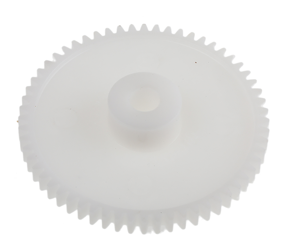 RS PRO POM 60 Teeth Spur Gear, 0.8 Module, 6mm Bore Diam, 48mm Pitch Diam, 14.5mm Hub Diam