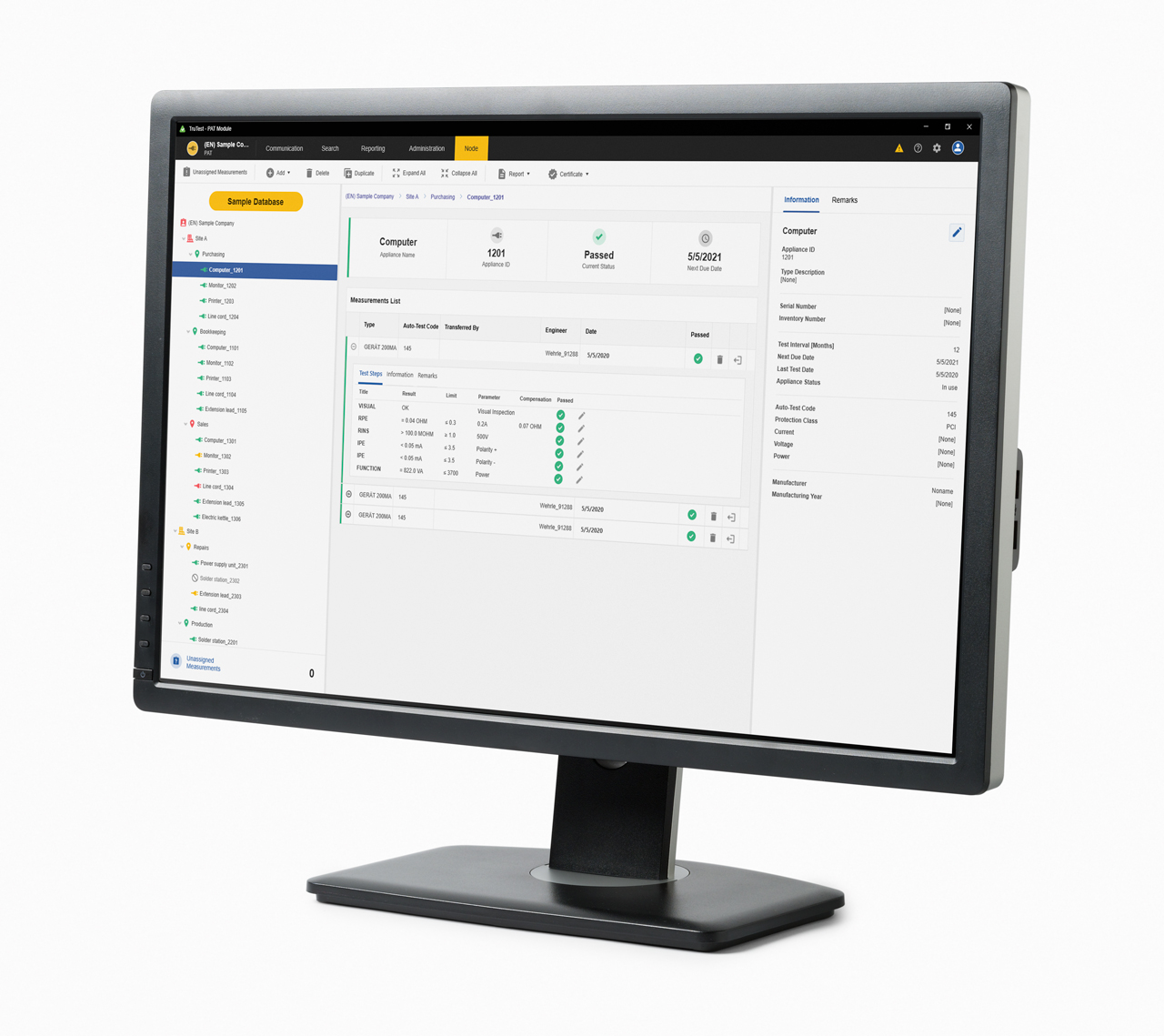 Fluke PAT Testing Software, For Use With Fluke and Beha-Amprobe Instruments