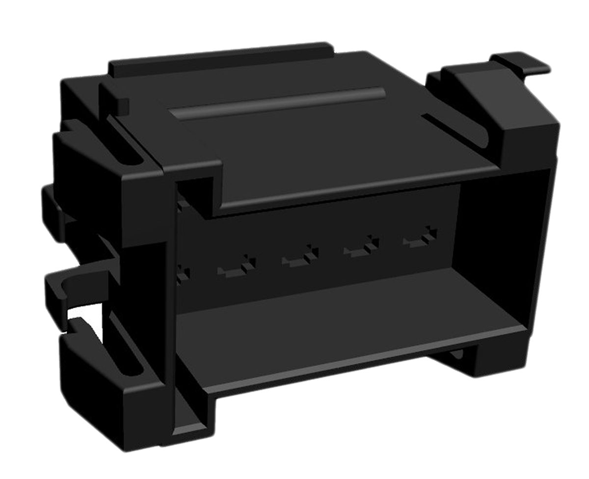 TE Connectivity, Junior Power Timer Automotive Connector Socket Black Plug-In 10 Way 929505-4