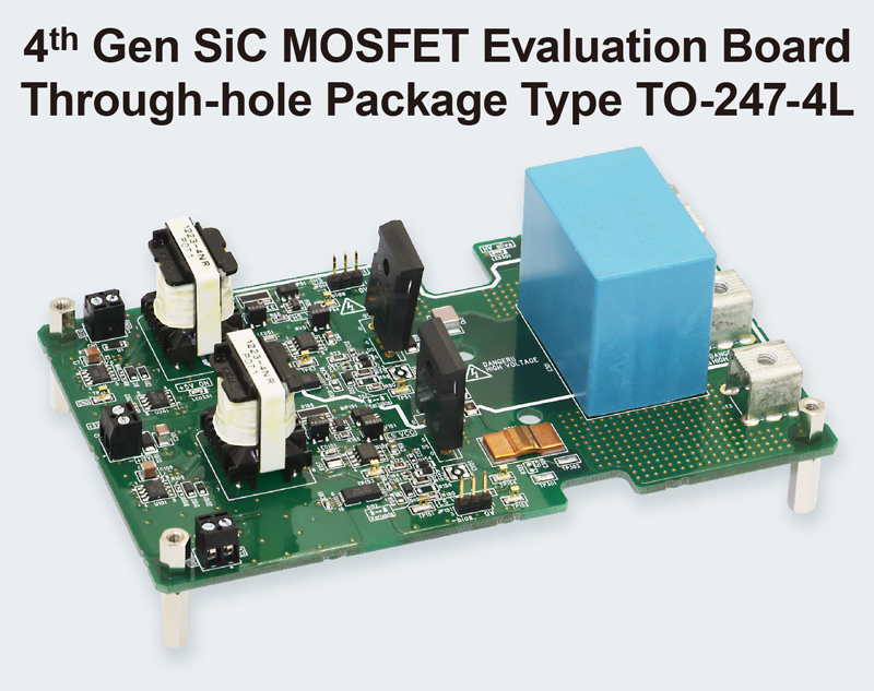 ROHM 4th Generation SiC MOSFET Half Bridge Evaluation Board SiC MOSFET for SiC MOSFET for Motor Drives