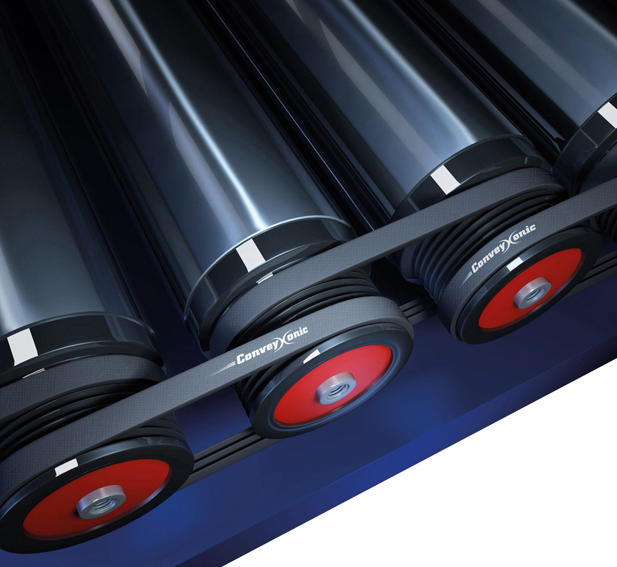 Hutchinson Drive Belt, belt section J, 302mm Length