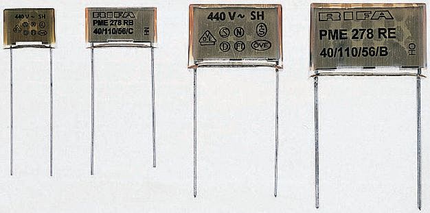 KEMET PME278 Paper Capacitor, 440V ac, ±20%, 4.7nF, Through Hole