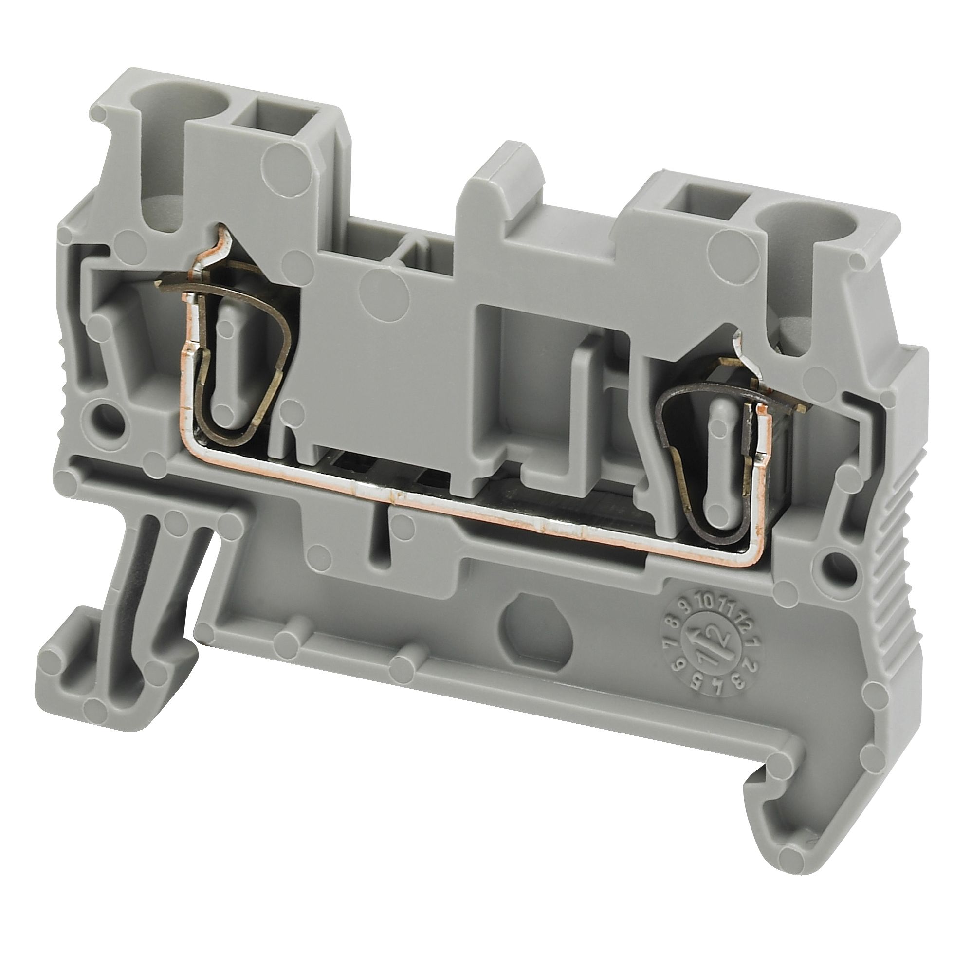 Schneider Electric NSYTRR22 TRR Series Grey, 2.5mm², Spring Termination, ATEX