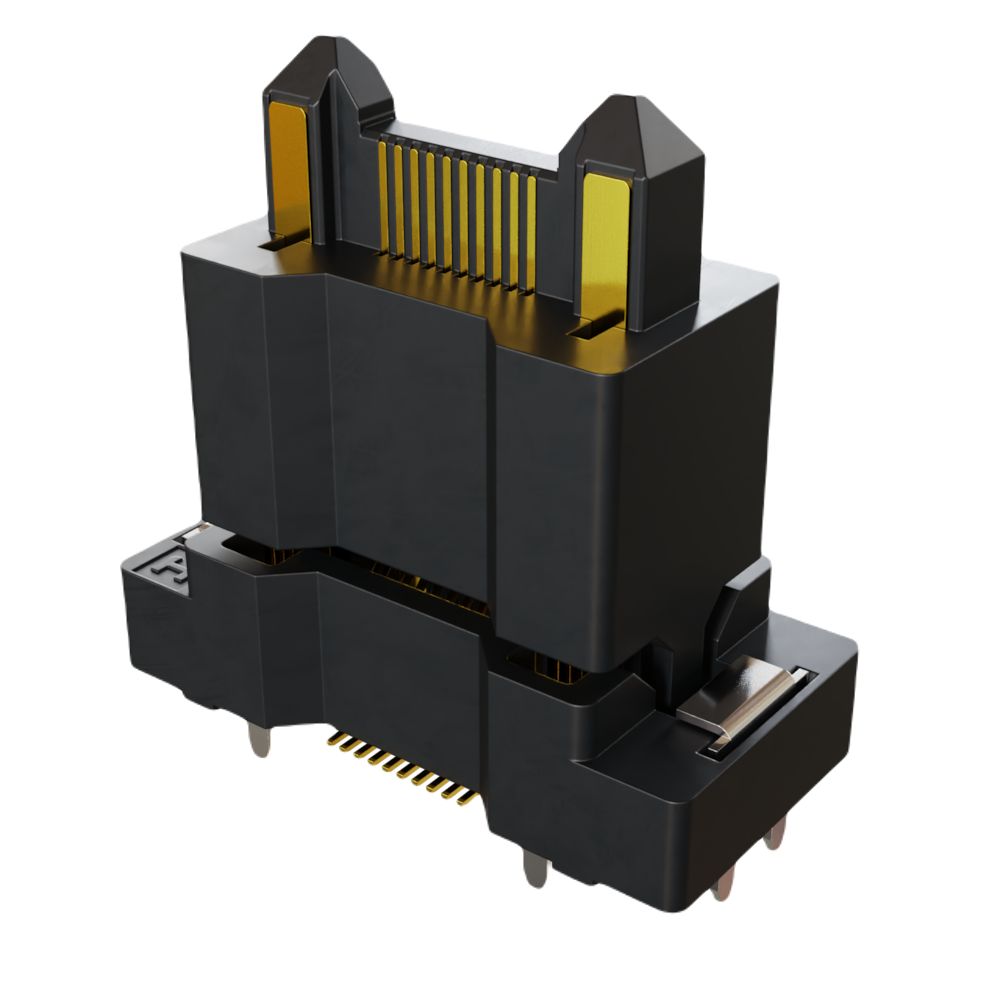 HARWIN FLECTO Series Vertical Surface PCB Header, 20 Contact(s), 0.5 mm Pitch, 2 Row, Shrouded