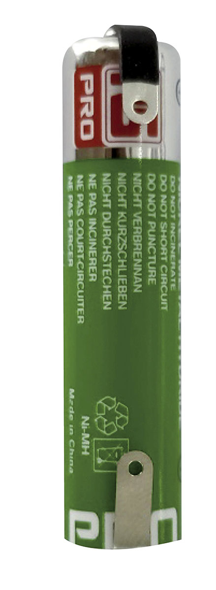 RS PRO NiMH Rechargeable AAA Battery, 1.1Ah, 1.2V