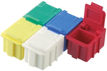 Licefa Red ABS Compartment Box, 21mm x 29mm x 22mm