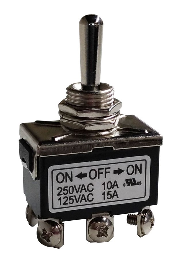 RS PRO Toggle Switch, PCB Mount, On-Off-On, DPDT, Screw Terminal