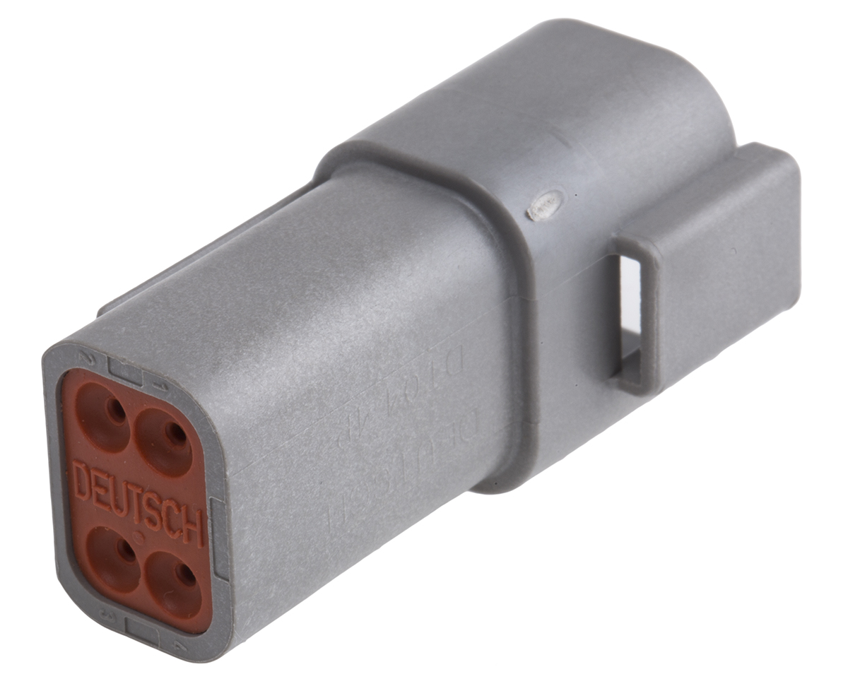 Deutsch, DT Automotive Connector Socket 4 Way DT04-4P