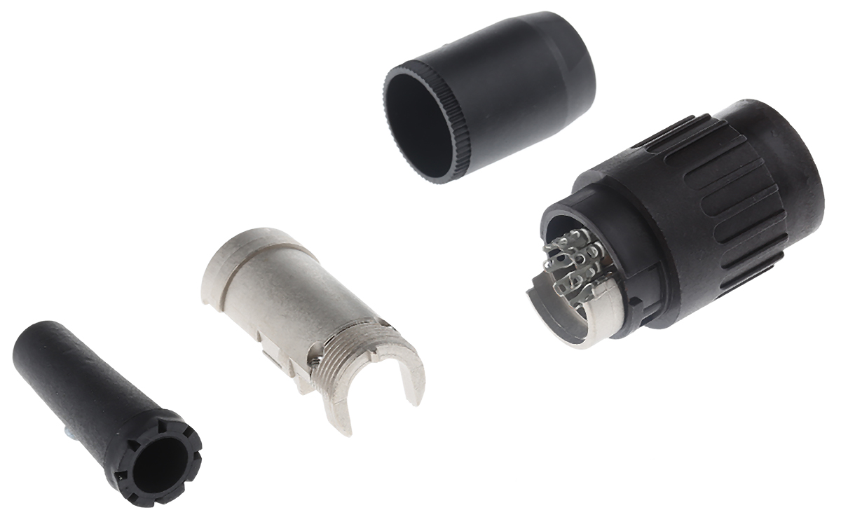 Amphenol Industrial, C 091 B 8 Pole M16 Din Socket, 5A, 100 V ac, Female, Cable Mount