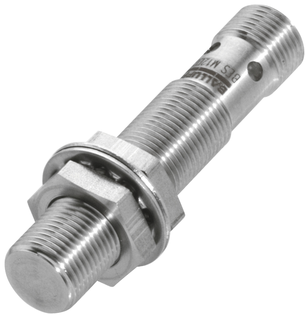 BALLUFF Inductive Threaded Barrel Proximity Sensor, M12, 6 mm Detection, PNP NO, 10 → 30 V dc