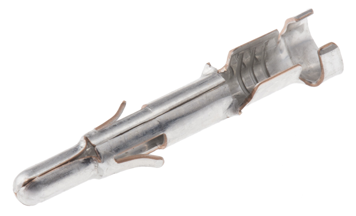 TE Connectivity Universal MATE-N-LOK Series Male Crimp Terminal, 20AWG Min, 14AWG Max
