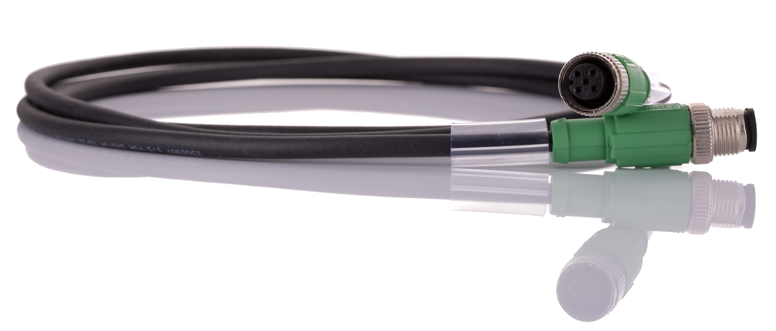 Phoenix Contact Male 5 way Threaded to Female 5 way M12 Sensor Actuator Cable, 1.5 m
