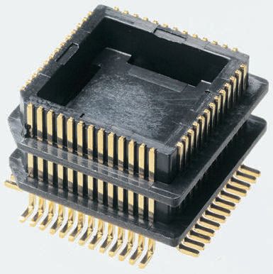 Winslow 1.27mm Pitch 68 Way SMD PLCC IC Socket