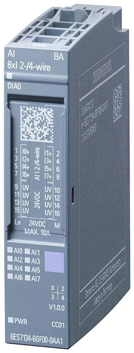 Siemens SIMATIC ET 200SP Series Input Unit, Analogue, 24 V