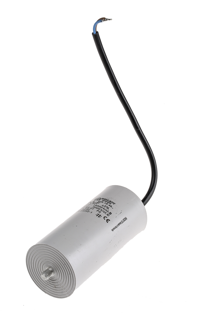 Ducati Energia 4.16.10 Polypropylene Film Capacitor, 450V ac, ±5%, 90μF, Stud Mount