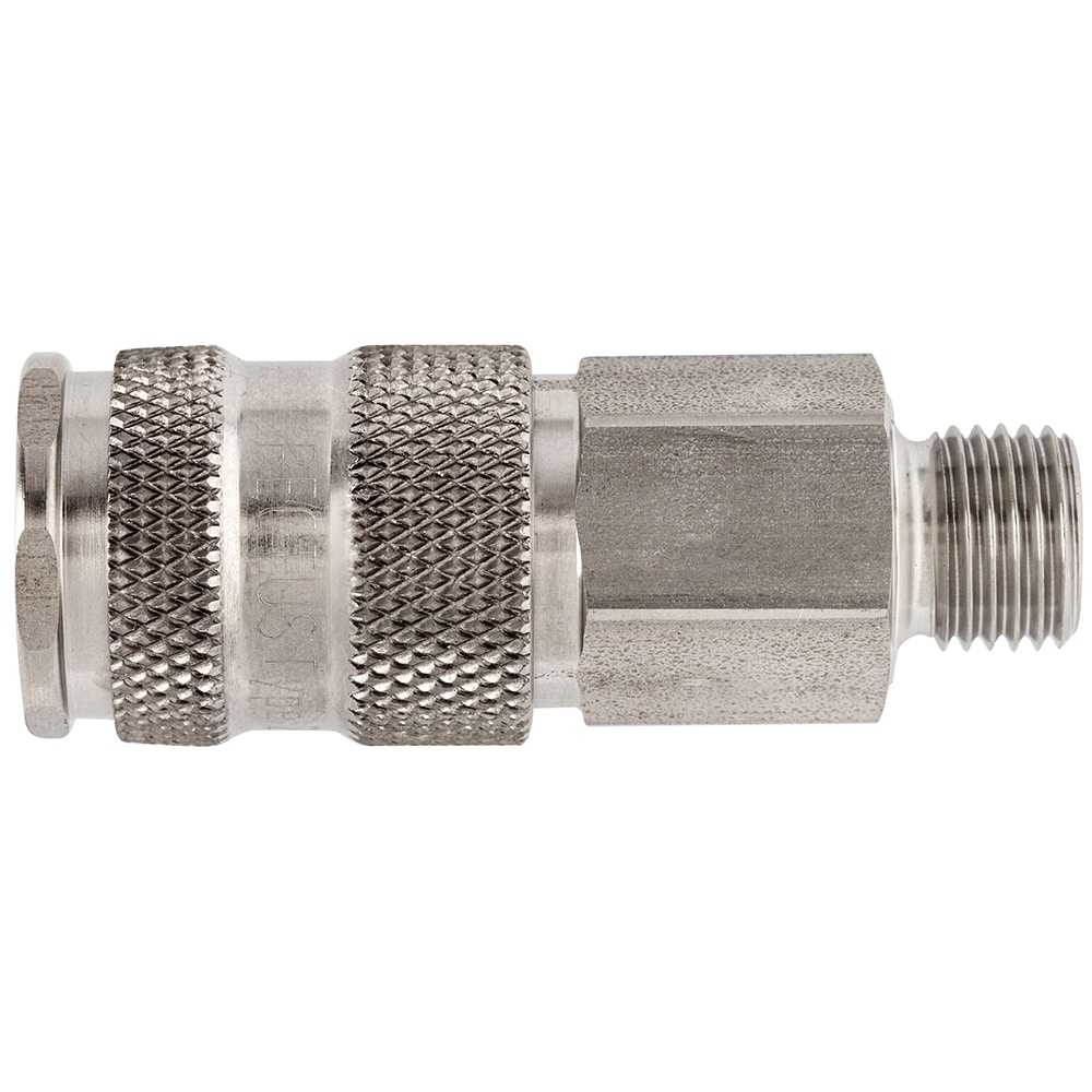 Legris Stainless Steel Male Pneumatic Quick Connect Coupling, 1/4 in Male 23mm Male Thread