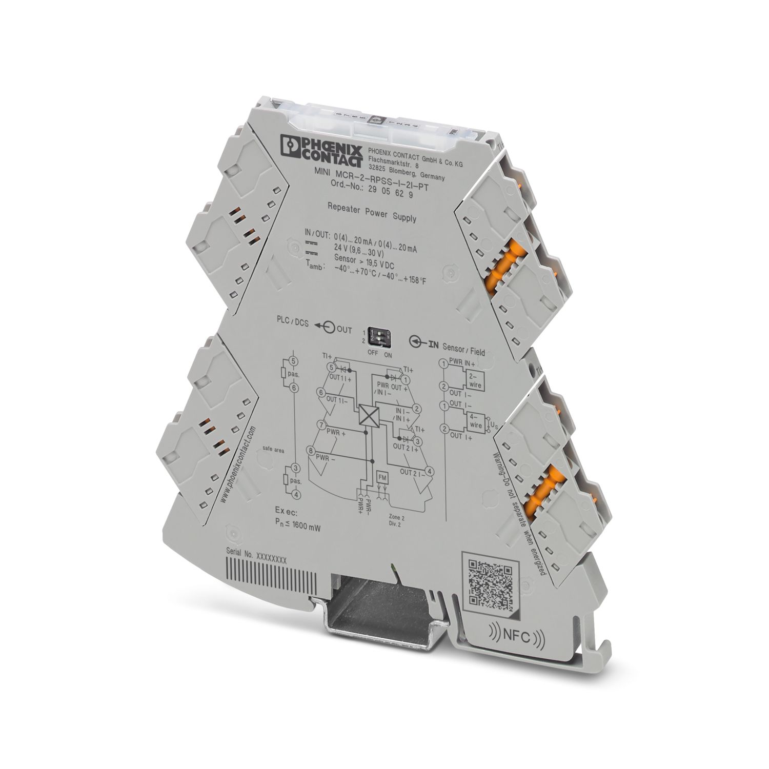 Phoenix Contact MINI MCR Series Signal Conditioner, Current Input, Current Output, 9.6 → 30V dc Supply, ATEX