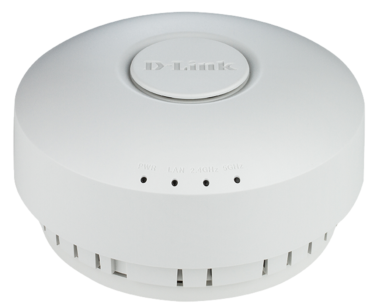 D-Link Wireless AC1200 Dual-Band Unified Access Point 1 Port Wireless Access Point, 802.11ac, 10/100/1000Mbit/s